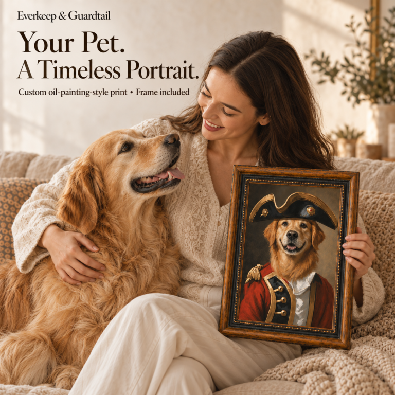 In the Spotlight: Framed Pet Portraits with Personality